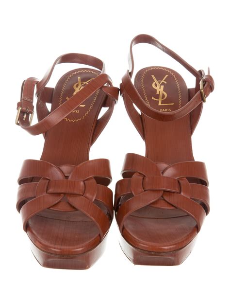 ysl tribute flat sandals replica|saint laurent tribute platform sandals.